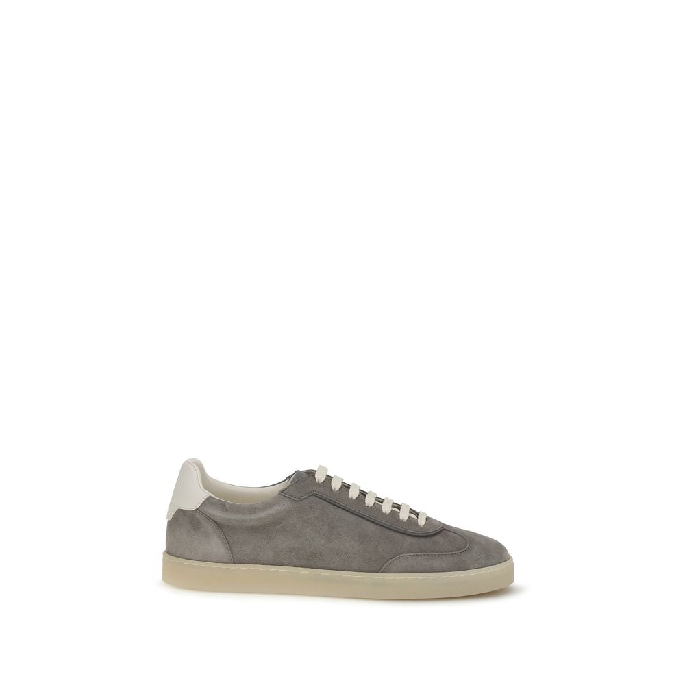 BRUNELLO CUCINELLI // CALF LEATHER LOW TOP SNEAKERS // MZUMGLJ336_CIK14 // FOOTWEAR