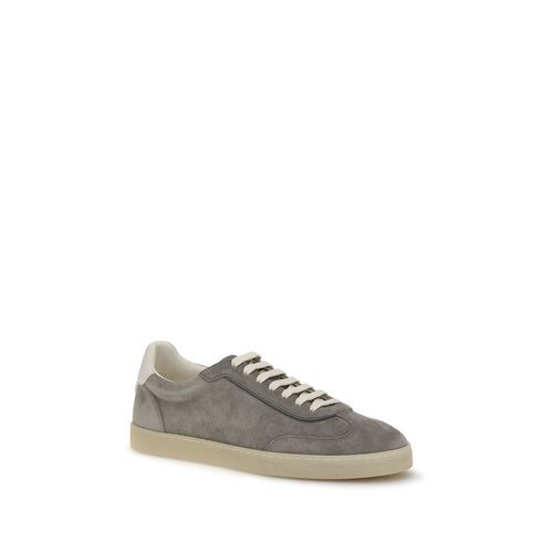 BRUNELLO CUCINELLI // CALF LEATHER LOW TOP SNEAKERS // MZUMGLJ336_CIK14 // FOOTWEAR