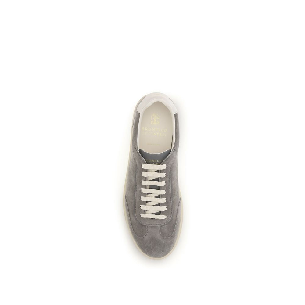 BRUNELLO CUCINELLI // CALF LEATHER LOW TOP SNEAKERS // MZUMGLJ336_CIK14 // FOOTWEAR